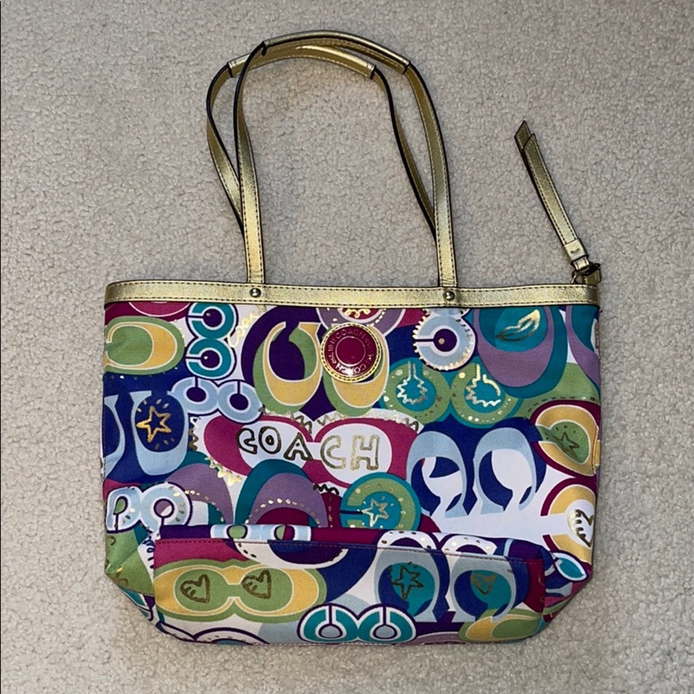 Colorful Coach Bag